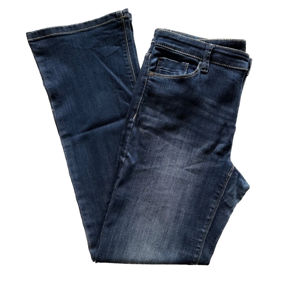 Reitmans Stretch Comfort Boot Cut Jeans Mid Rise Medium Wash Blue Jeans Size 29